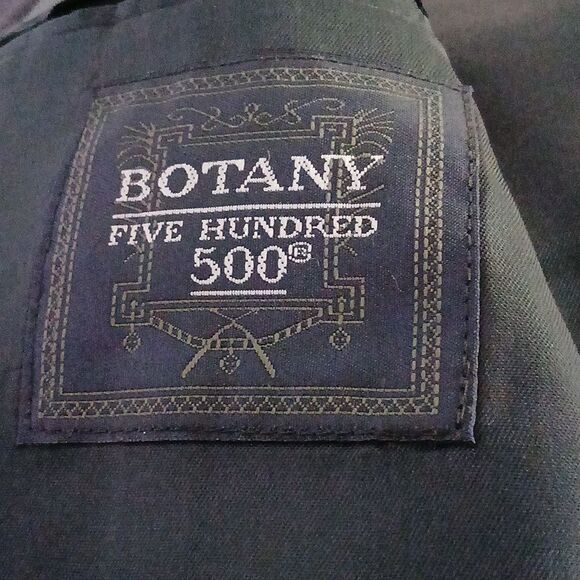 Fabrique Au made in Canada Botany 500 Navy blazer suit jacket Sz 41L NWOT - Picture 5 of 8